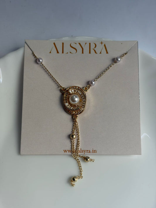 Rose Pearl Necklace