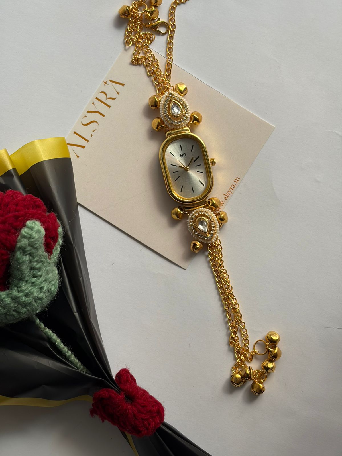 Evil Eye Charm Bracelet Watch