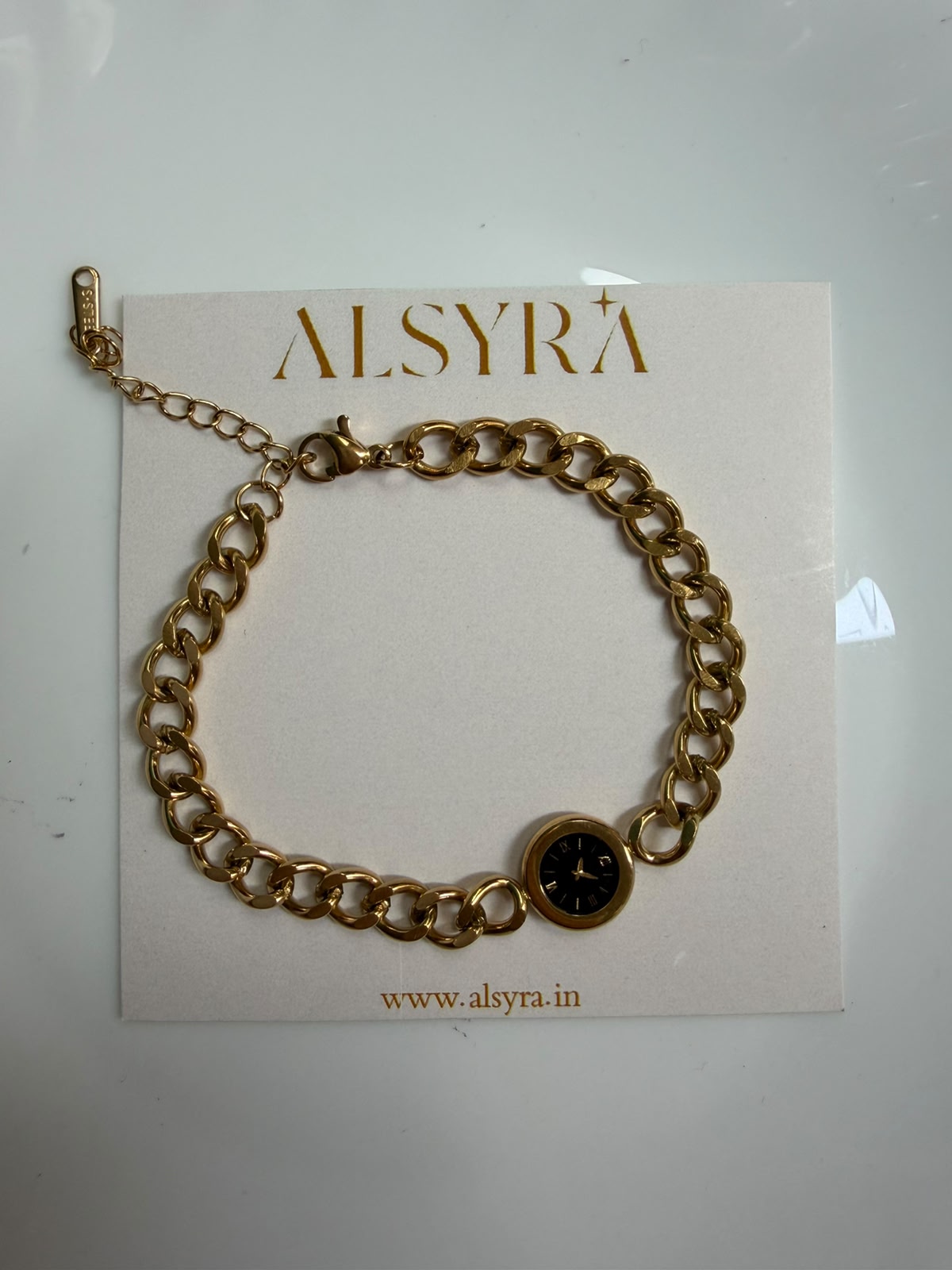 Artificial watch bracelet
