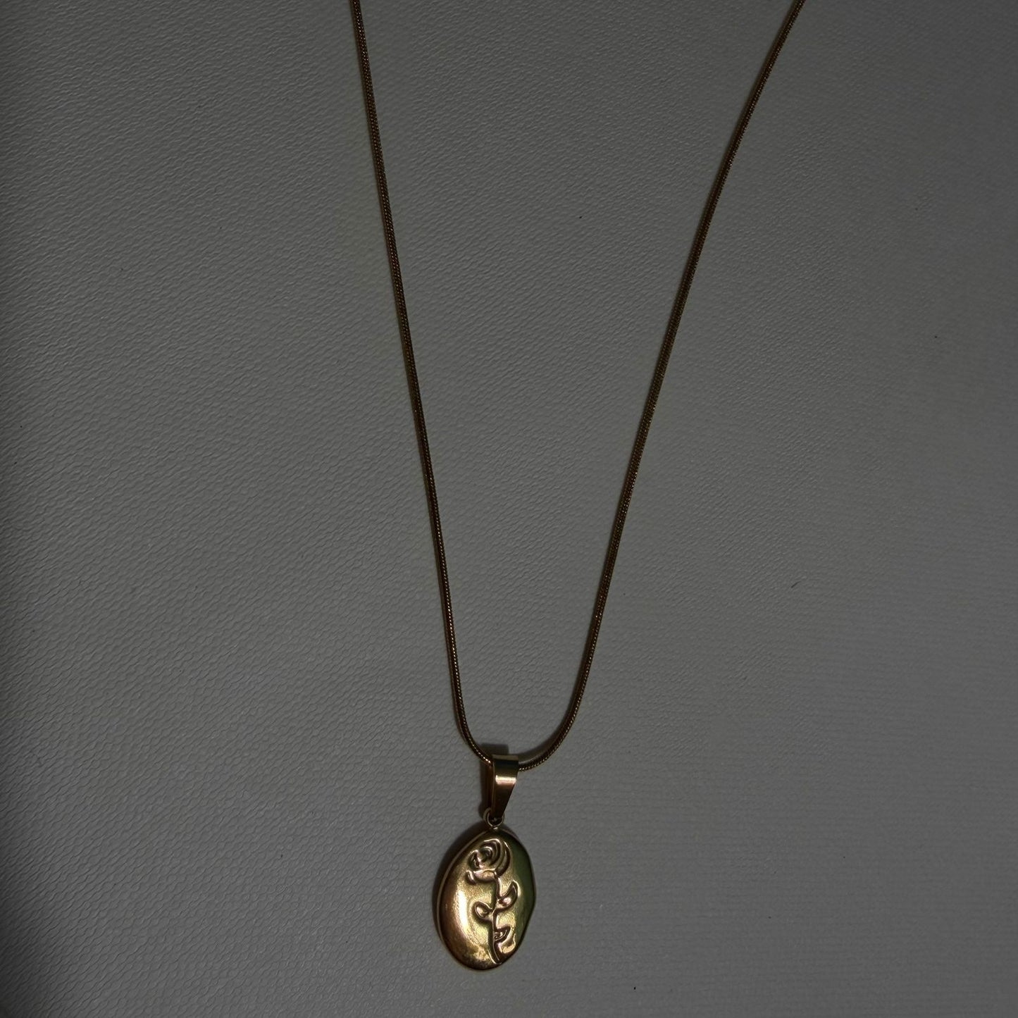 Rose Stamp Pendant