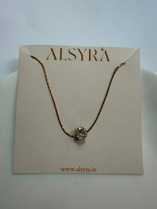 Single stone pendant