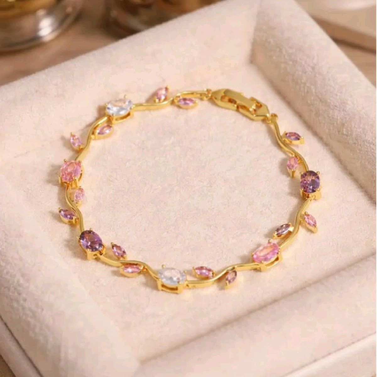 Premium Rapunzel Tulip Bracelet (Pink-Purple)