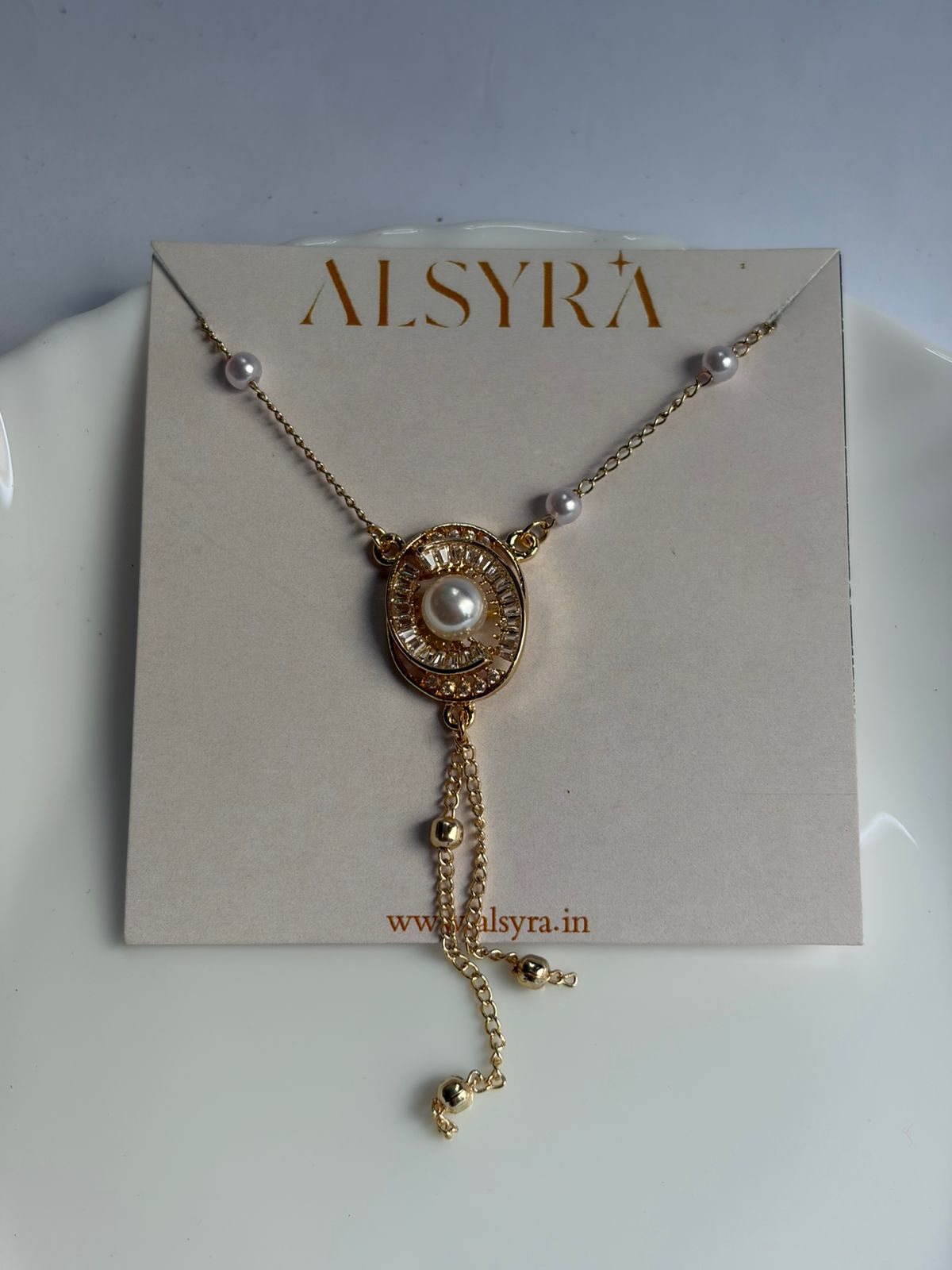 Rose Pearl Necklace