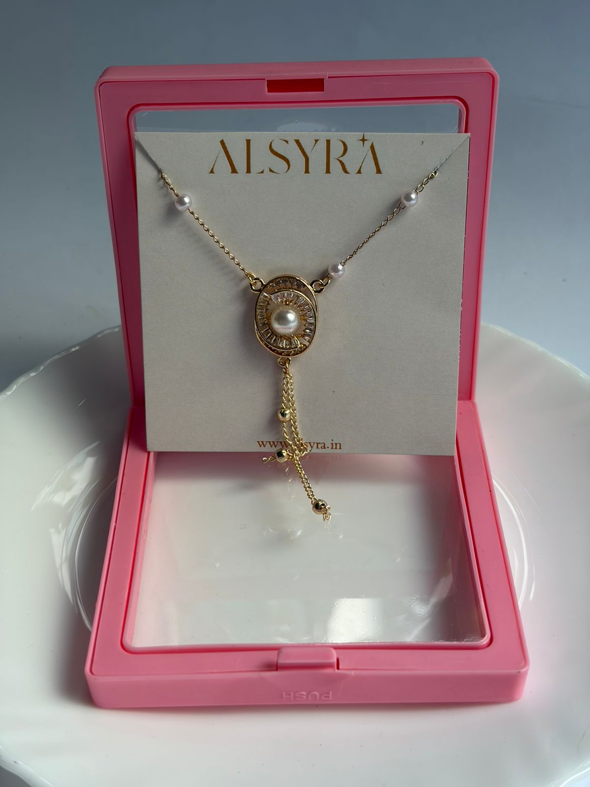 Rose Pearl Necklace