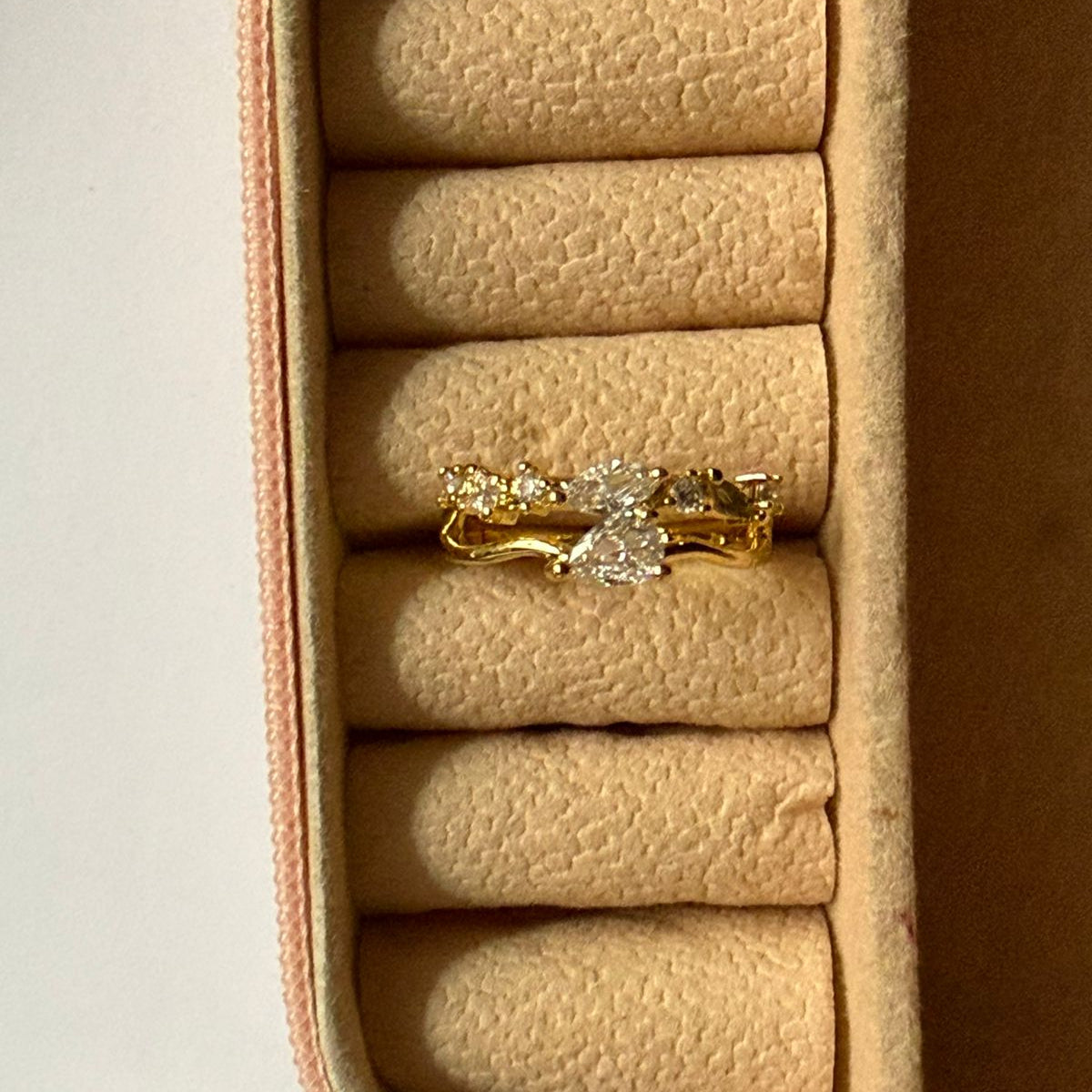Double stone ring