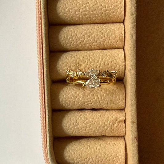 Double stone ring