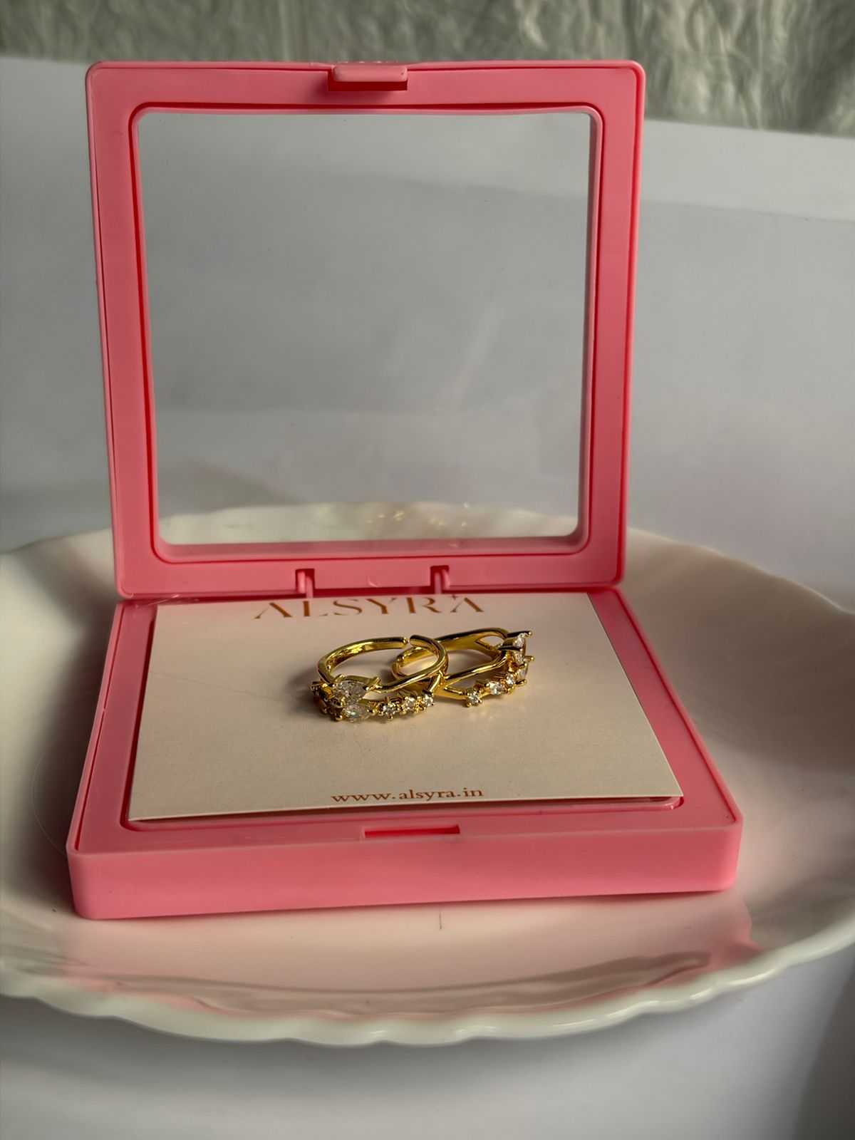 Double stone ring