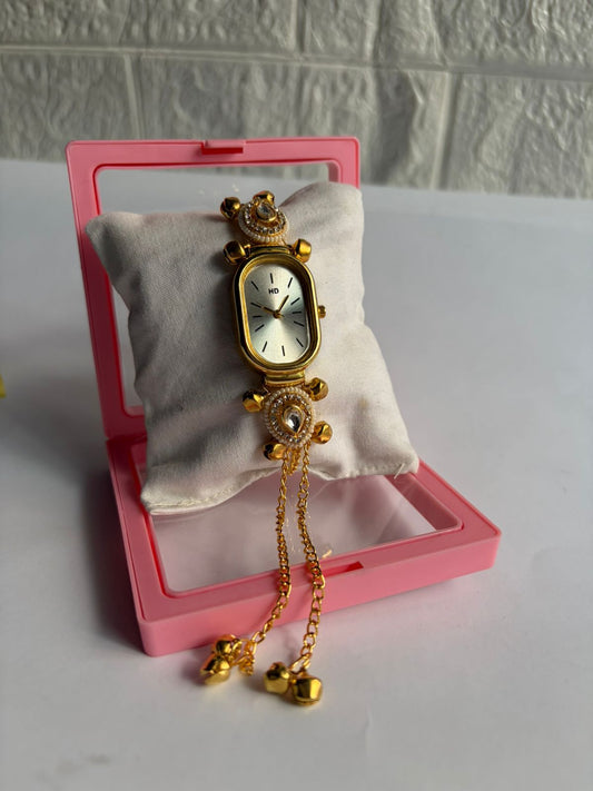 Evil Eye Charm Bracelet Watch