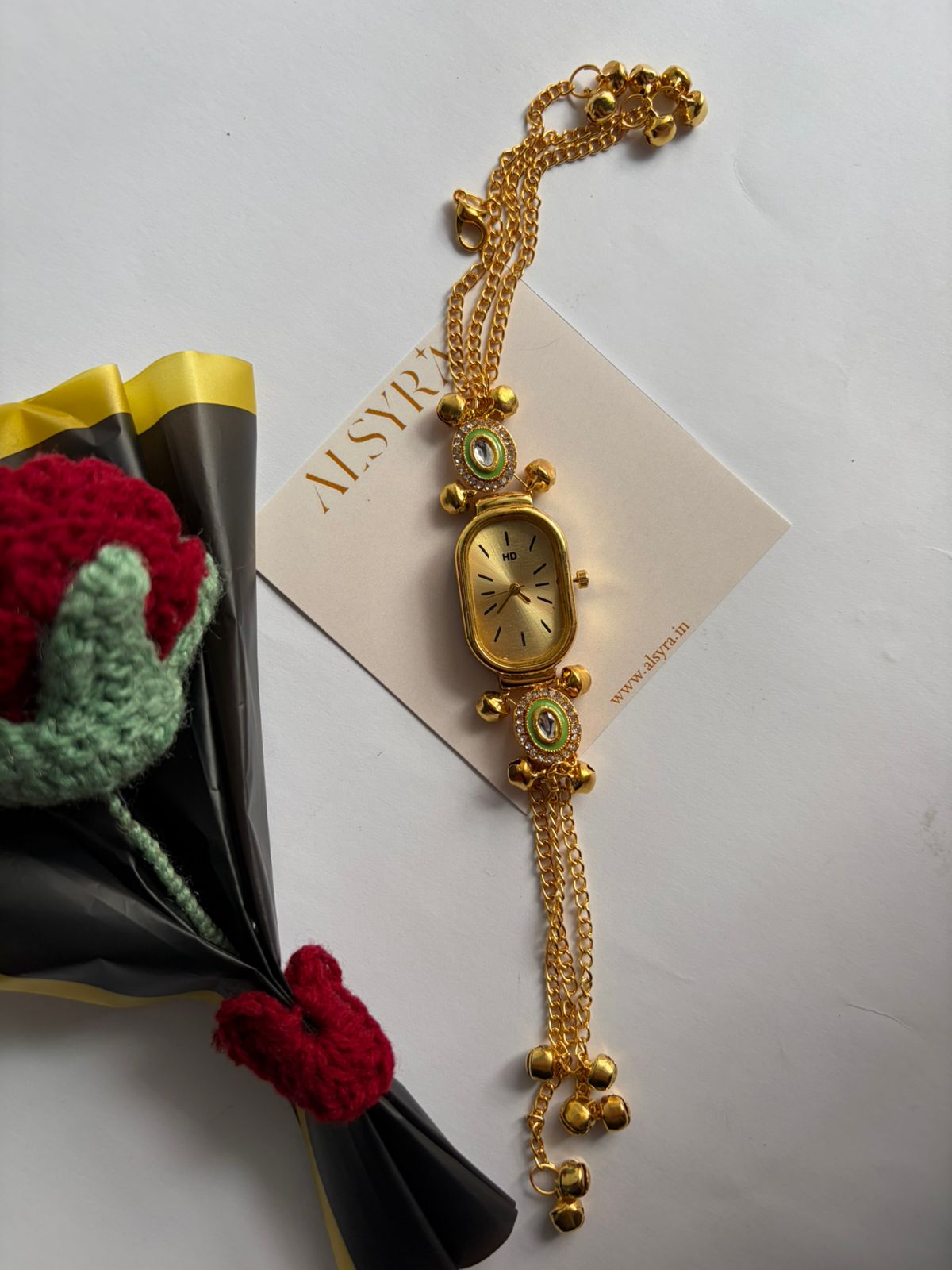 Evil Eye Charm Bracelet Watch