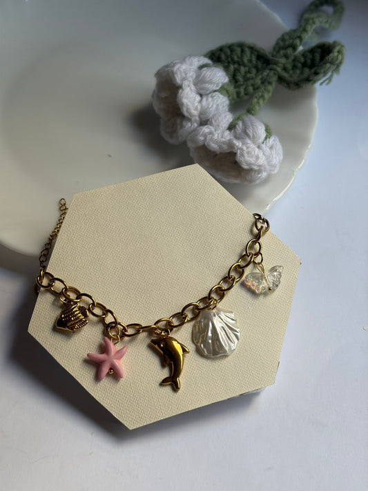 Ocean Whisper Dolphin Bracelet