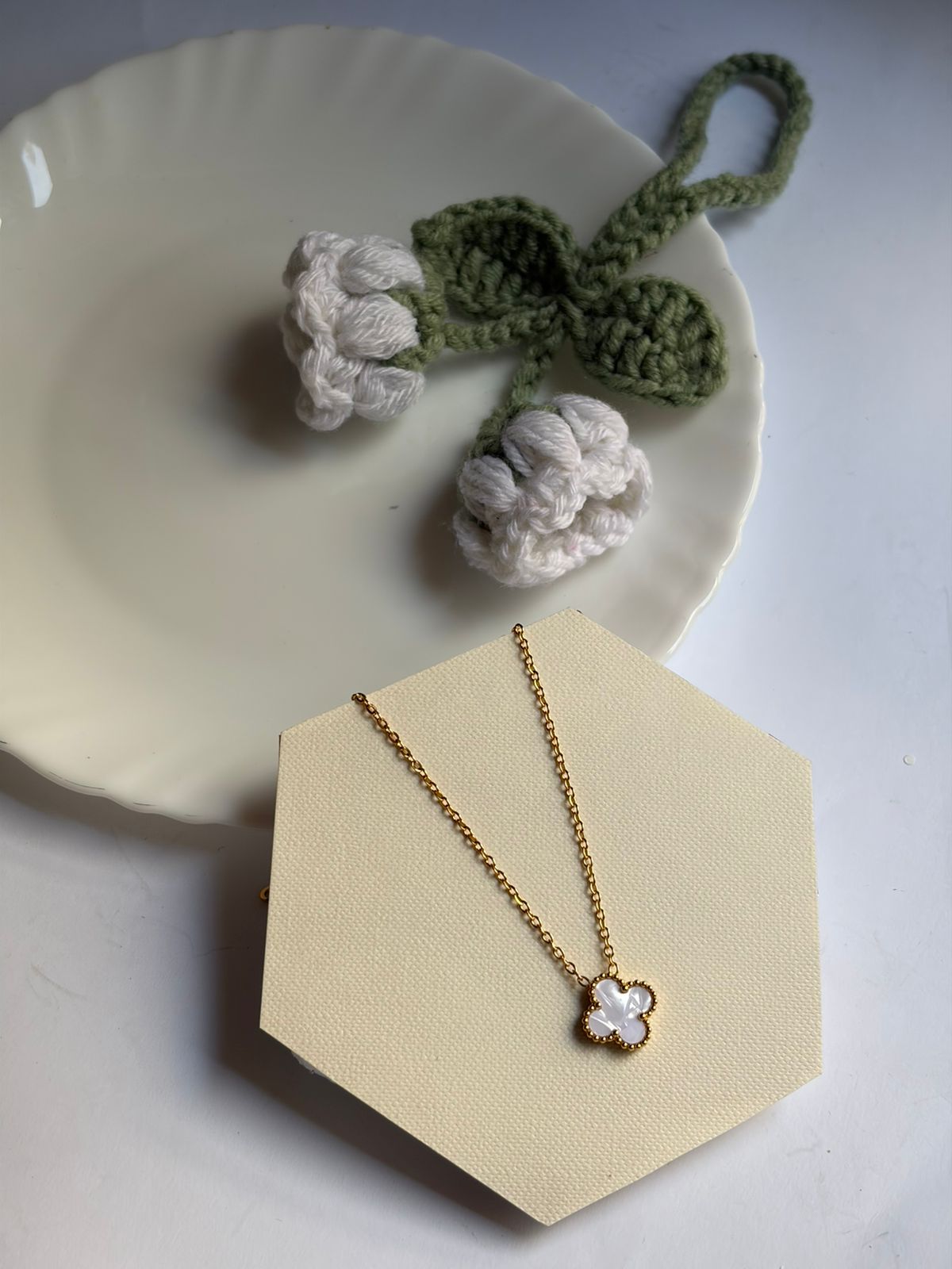 Cloud Clover Necklace