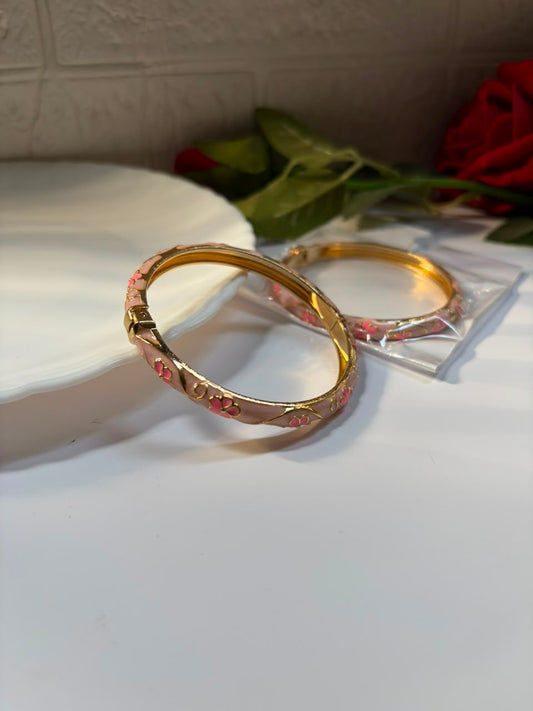 Charm Floral Enamel Bangle
