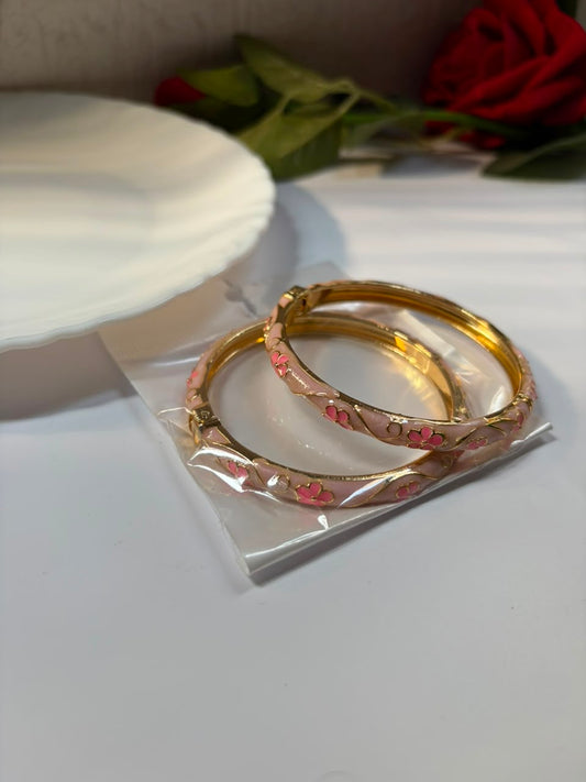 Charm Floral Enamel Bangle