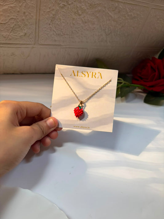 Juicy Strawberry Necklace