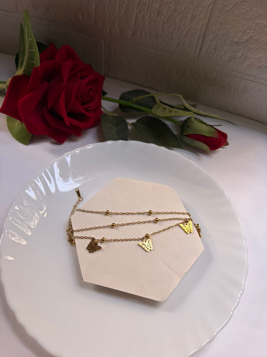 Triple Layer Bracelets( Multiple Charms )