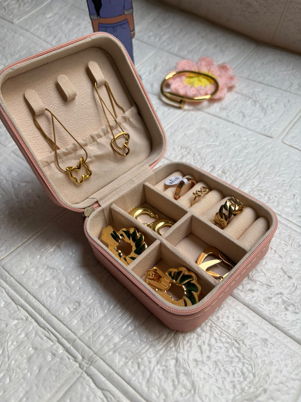 Anti-Tarnish Jewelry Gift Box (Free Organiser)