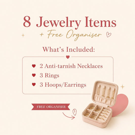 Anti-Tarnish Jewelry Gift Box (Free Organiser)