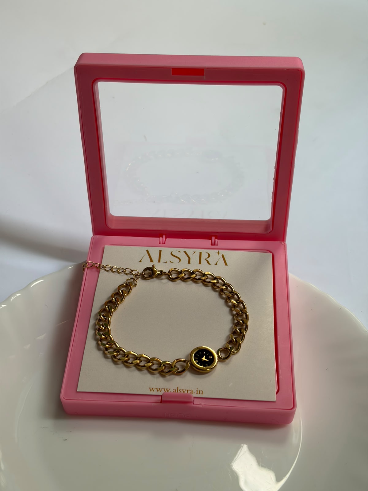 Artificial watch bracelet