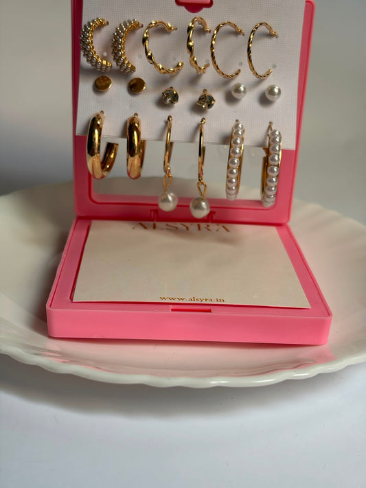 Luxe Interlock Hoops