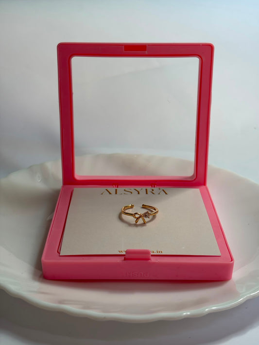 minimal bow ring